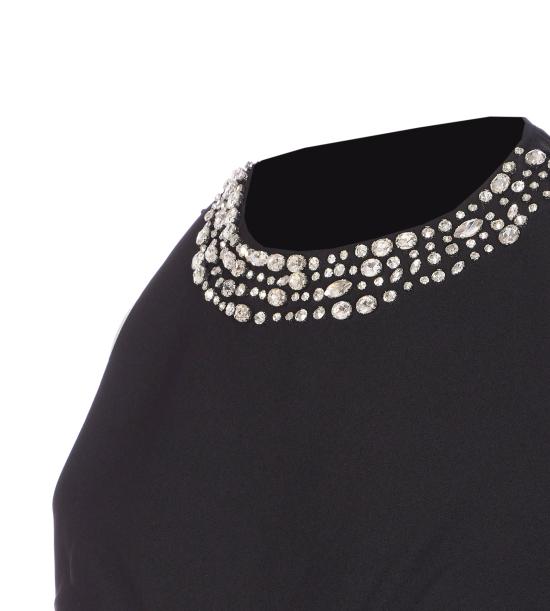 25FW 리우조 긴팔 티셔츠 CF5360T2527 22222 Black - LIU JO