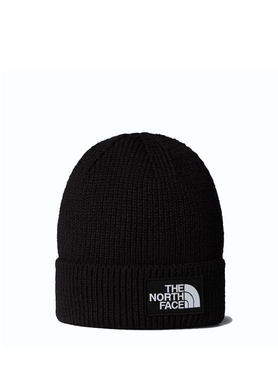 25FW 노스페이스 TNF 로고 박스 커프드 비니  NF0A8CHE JK31 Black