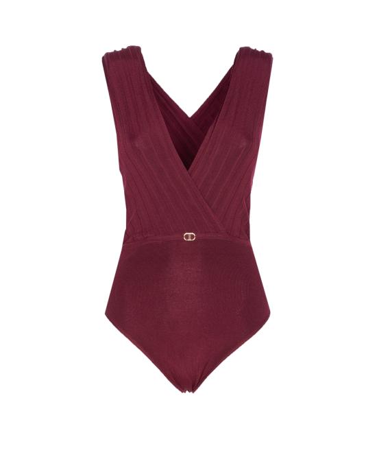 25FW 트윈셋 바디수트 티셔츠 252TP3161 12367 Red