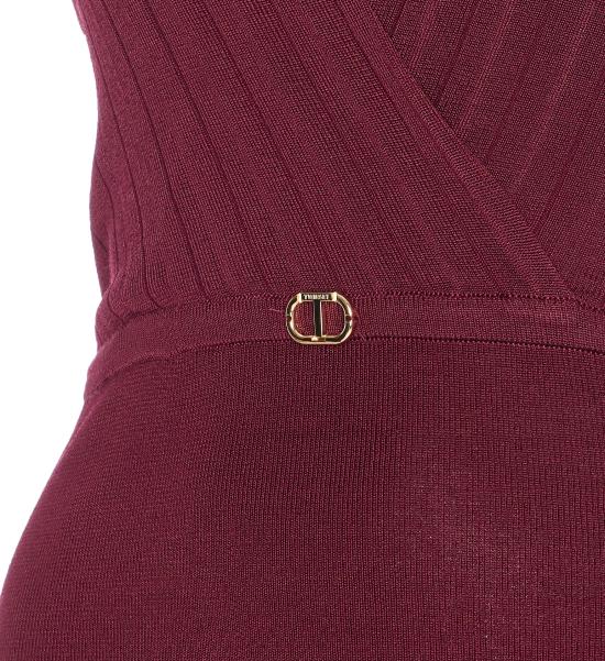 25FW 트윈셋 바디수트 티셔츠 252TP3161 12367 Red - TWINSET