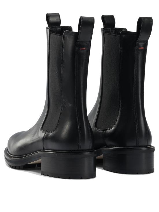 25FW 에이드 부츠 JACKCALF LEATHERBLACK Black - AEYDE
