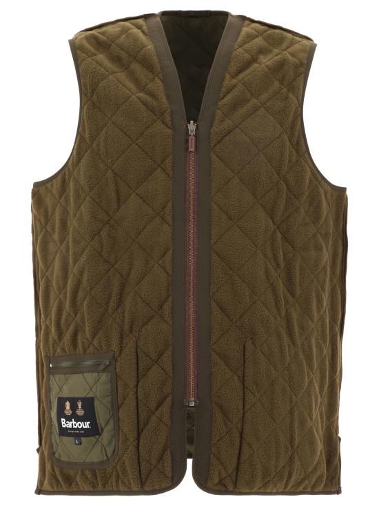 25FW 바버 폴라퀼트 지퍼인 라이너 MLI0002MLIOL91 Green - BARBOUR