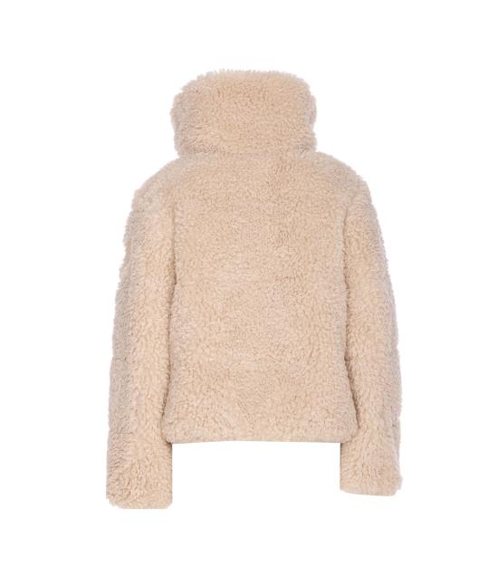 25FW 세이브더덕 Kennie 케니 페이크 퍼 푸퍼 자켓 D31990W CURL2140034 Beige - SAVE THE DUCK