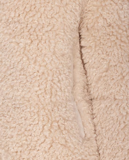 25FW 세이브더덕 Kennie 케니 페이크 퍼 푸퍼 자켓 D31990W CURL2140034 Beige - SAVE THE DUCK