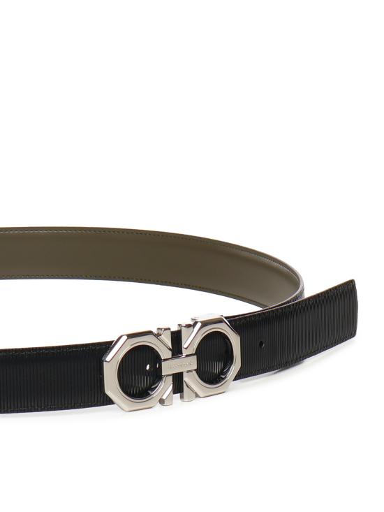 25FW 살바토레 페라가모 가죽 벨트 670266 781219011 Black - SALVATORE FERRAGAMO