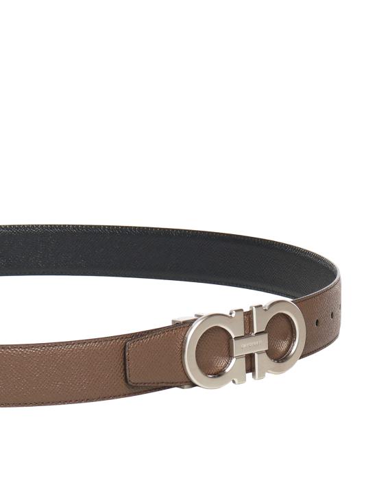 25FW 살바토레 페라가모 가죽 벨트 679710 770654084 CLAY BLACK - SALVATORE FERRAGAMO