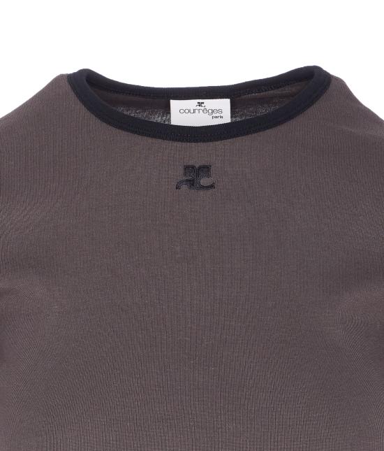 25FW 쿠레쥬 반팔 티셔츠 125JTS017JS0203 B212 Grey - COURREGES