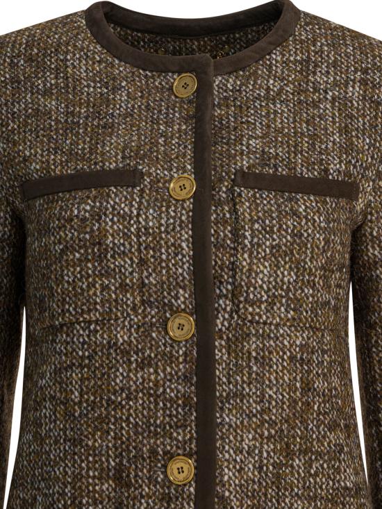 25FW 골든구스 자켓 GWP02336P00209390108 Brown - GOLDEN GOOSE
