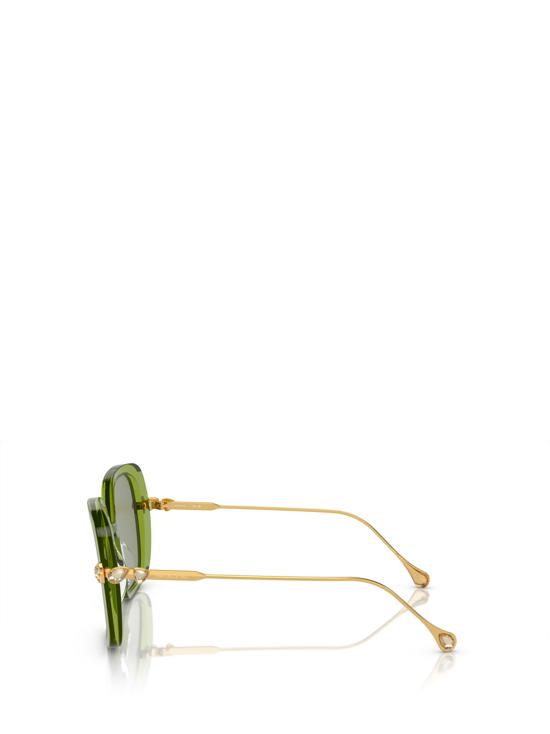 25FW 스와로브스키 선글라스 SK6011 3002 2 TRASPARENT GREEN - SWAROVSKI