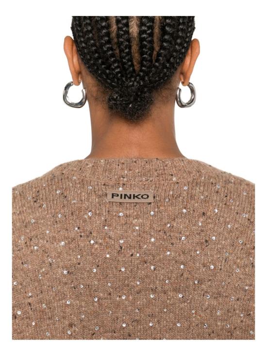 25FW 핑코 가디건 105739A2U4 C3Z Beige - PINKO