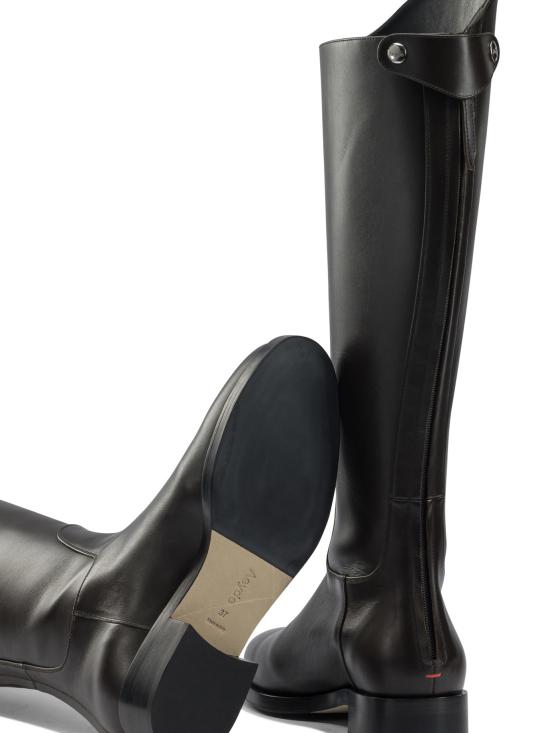 25FW 에이드 부츠 HECTORCALF LEATHERMOKA Brown - AEYDE