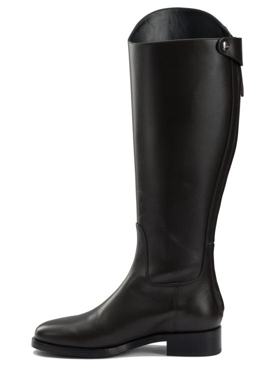 25FW 에이드 부츠 HECTORCALF LEATHERMOKA Brown - AEYDE
