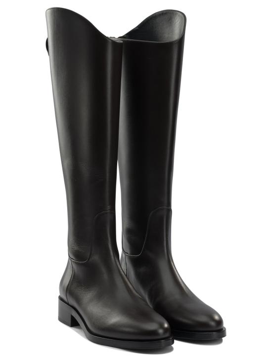 25FW 에이드 부츠 HECTORCALF LEATHERMOKA Brown - AEYDE