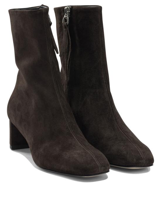 25FW 에이드 부츠 MILLIECOW SUEDE LEATHERMOKA Brown - AEYDE