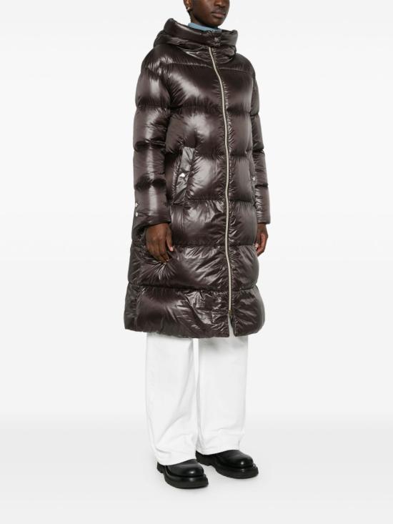 25FW 에르노 울트라라이트 나일론 롱 파카 PI001519D 12017Z8800 Brown - HERNO