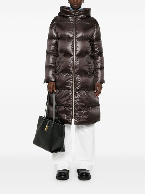 25FW 에르노 울트라라이트 나일론 롱 파카 PI001519D 12017Z8800 Brown - HERNO