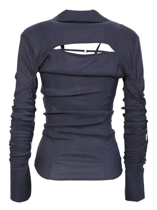  자크뮈스 블라우스 223SH015 1071 380 Blue - JACQUEMUS