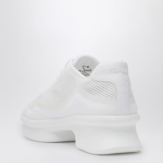  프라다 리나일론 스니커즈 1E937NYZUF0009 F 050 White - PRADA