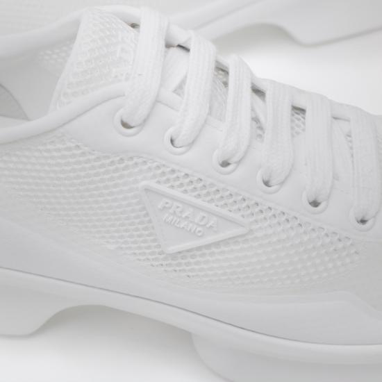  프라다 리나일론 스니커즈 1E937NYZUF0009 F 050 White - PRADA