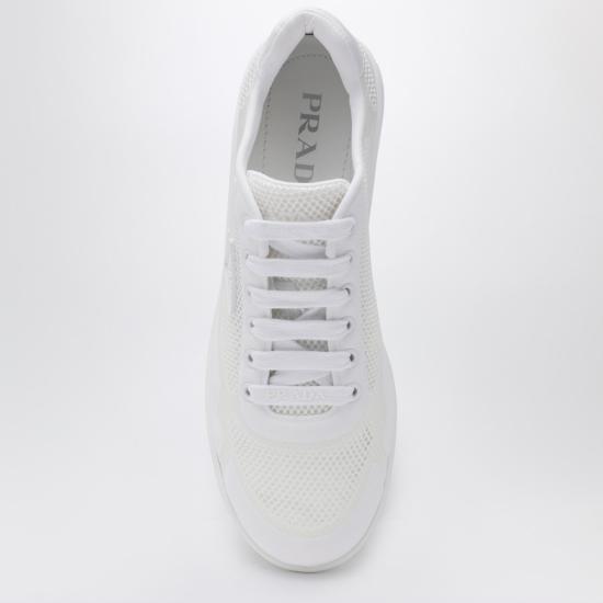  프라다 리나일론 스니커즈 1E937NYZUF0009 F 050 White - PRADA