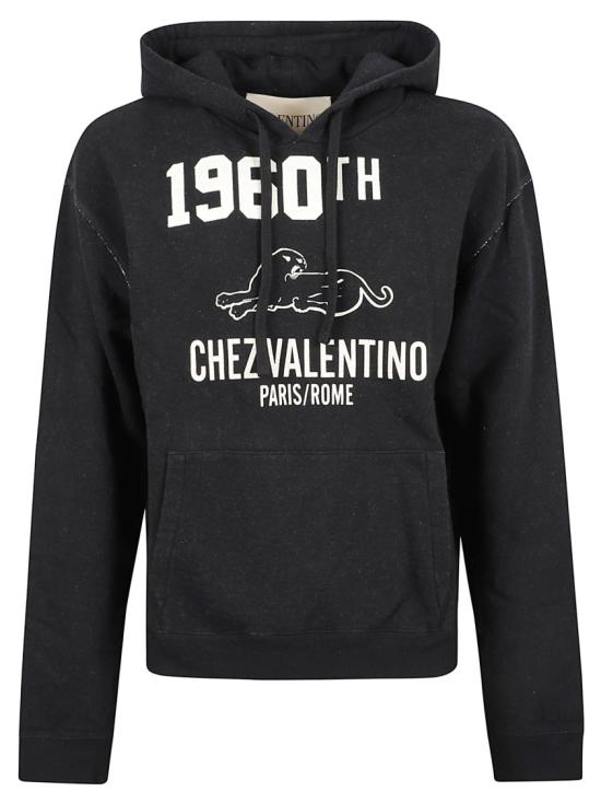 25FW 발렌티노 가라바니 후드 티셔츠 7V3MF29MB1M 9RA Black