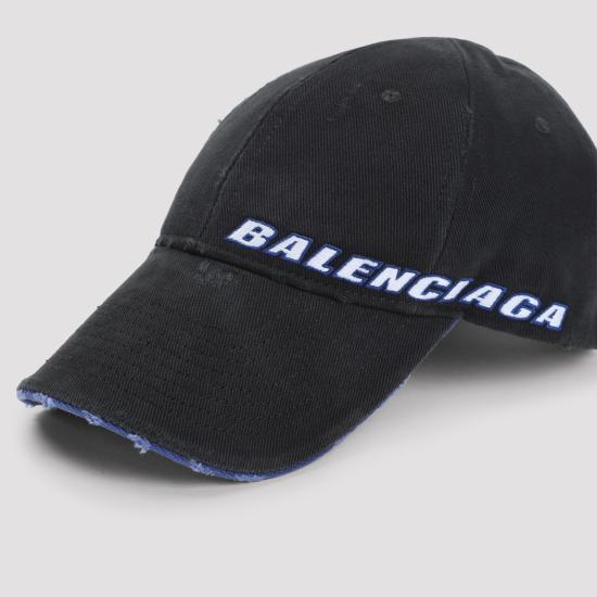 25FW 발렌시아가 볼캡 854036410B2 1000 BLACK - BALENCIAGA