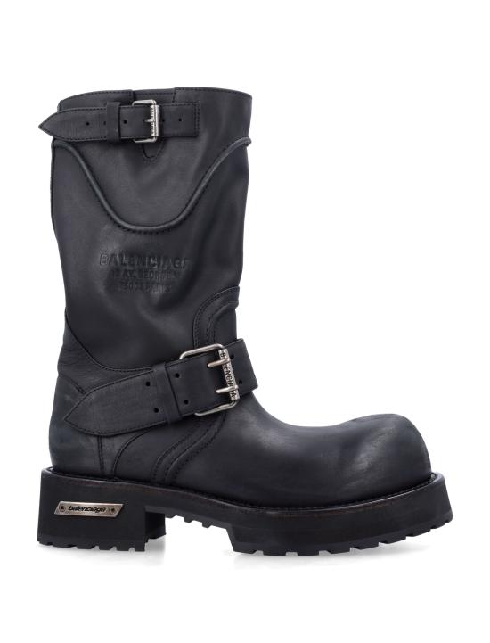 26FW 발렌시아가 VENOM 베놈 미들 부츠 833585WCAL1 1080 BLACK