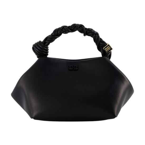 26SS 가니 스몰 레더 보우 토트백 A5241 099 black