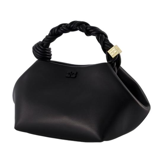 26SS 가니 스몰 레더 보우 토트백 A5241 099 black - GANNI