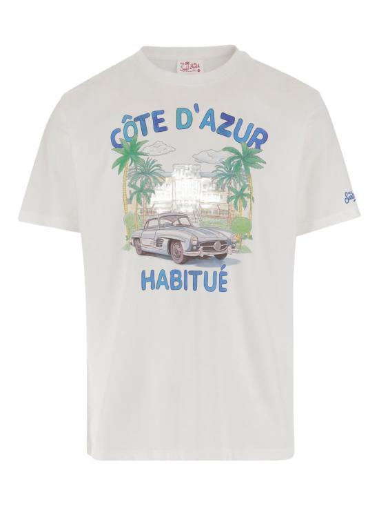 25SS 세인트바쓰 반팔 티셔츠 TSHM001 05708H White