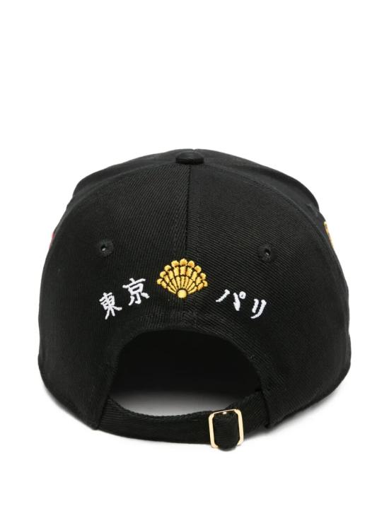 25FW 카사블랑카 볼캡 A AW25 HAT 008 01 BLACK - CASABLANCA