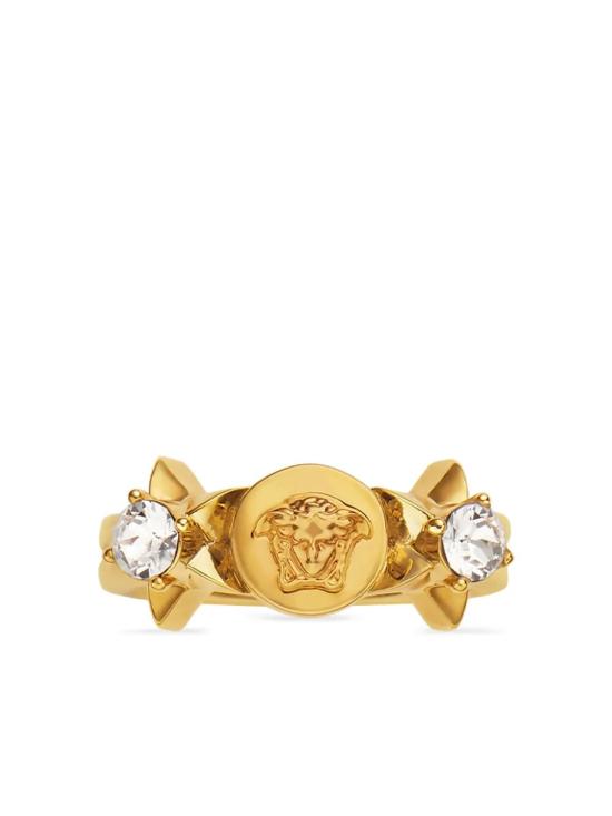 25FW 베르사체 반지 1022152 1A00621 4J090 VERSACE GOLD CRYSTAL - VERSACE