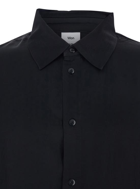 25FW 원 헌드레드 긴팔 셔츠 380513061BLACK Black - WON HUNDRED