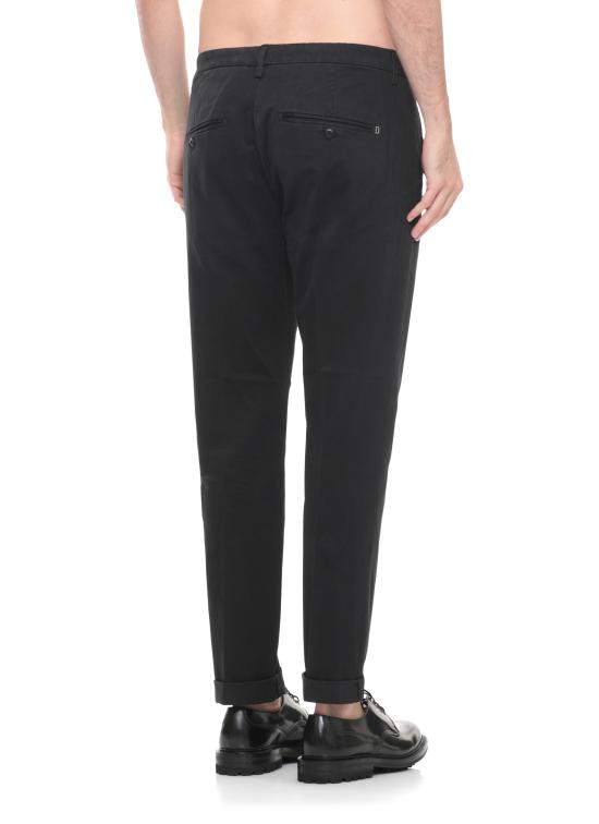 25FW 돈답 스트레이트 팬츠 UP235 GSE043 PTD999 Black - DONDUP