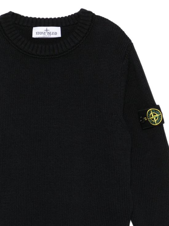 25FW [키즈] 스톤 아일랜드 풀오버 K2S165100019 S01A2 V0029 BLACK - STONE ISLAND