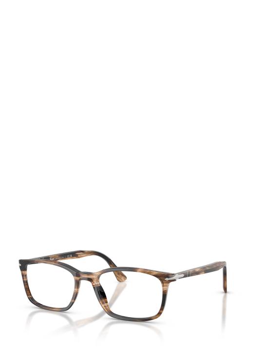 26FW 페르솔 안경 PO3189V 1236 STRIPED BLACK GREISH BROWN - PERSOL