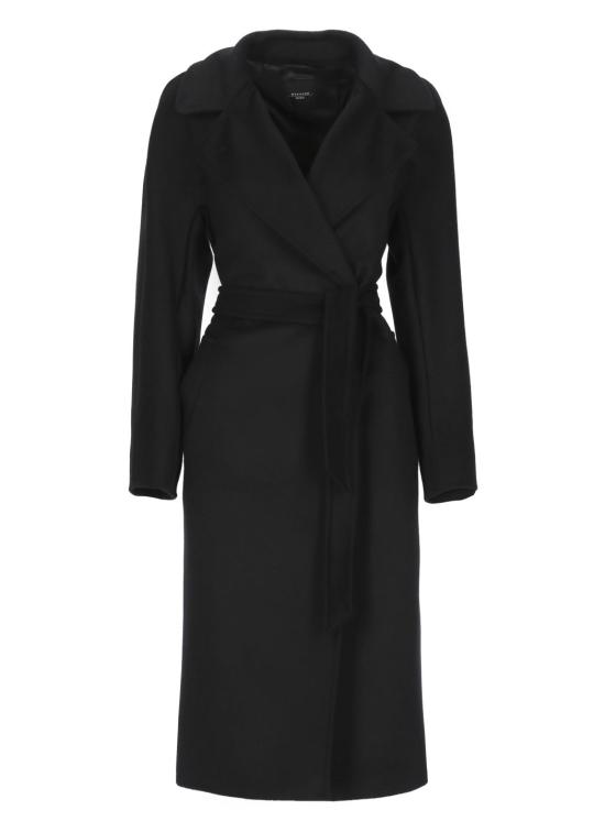 25FW 위켄드막스마라 코트 2525016102 013 Black