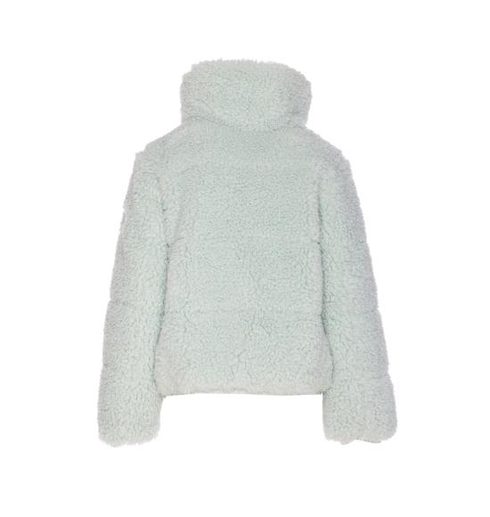 25FW 세이브더덕 Kennie 케니 페이크 퍼 푸퍼 자켓 D31990W CURL2190067 Blue - SAVE THE DUCK