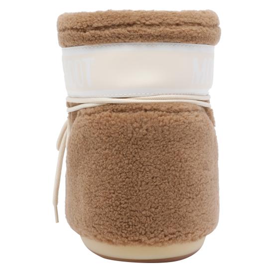 25FW 문부츠 아이콘 로우 플리스 부츠 1409700 M047 Beige - MOON BOOT