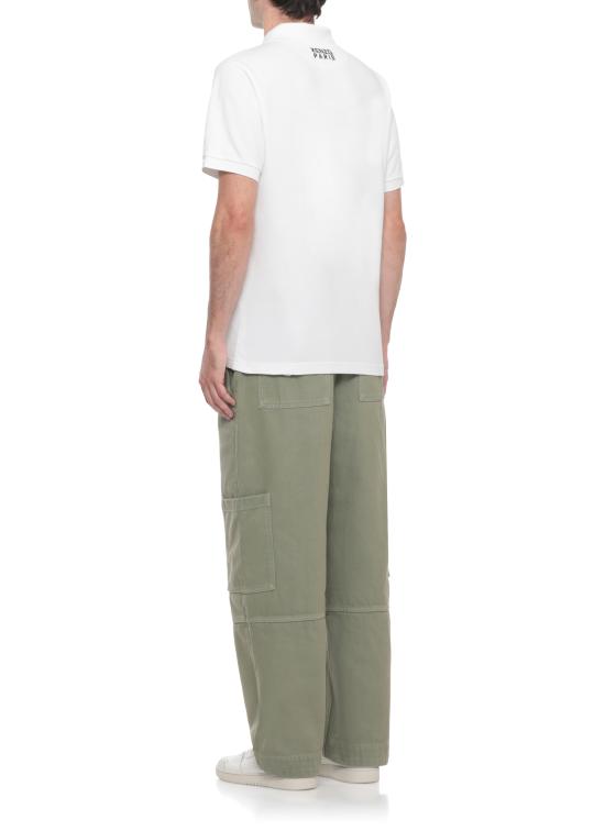 25FW 겐조 폴로 티셔츠 FF65PO152 4PU02 White - KENZO