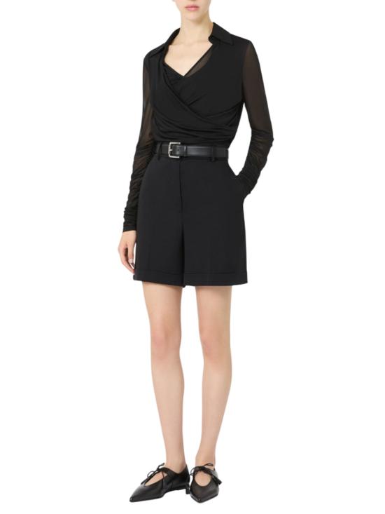 25FW 막스마라 긴팔 티셔츠 2521946088600 NERO - MAX MARA