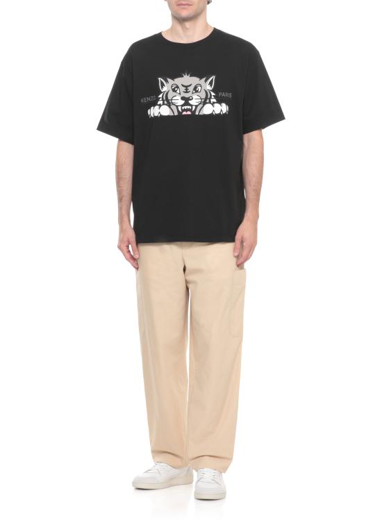 25FW 겐조 반팔 티셔츠 FF65TS451 4SG99J Black - KENZO