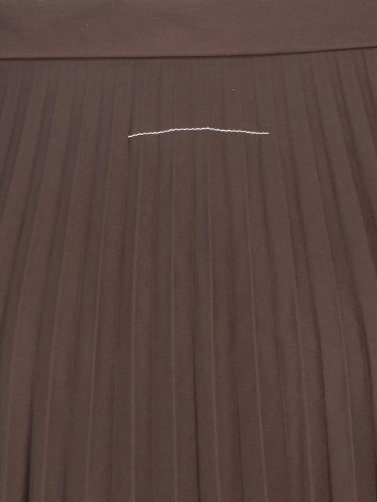 25FW MM6 메종마르지엘라 미디 스커트 S62MA0096 M35609 143 Brown - MM6 MAISON MARGIELA