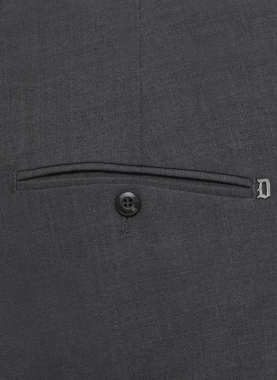 25FW 돈답 스트레이트 팬츠 UP235 TS0009 XXX945 Grey - DONDUP
