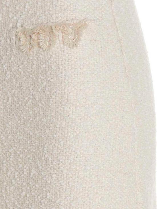  랑방 숏 원피스 RWST9008K006P2302 White - LANVIN