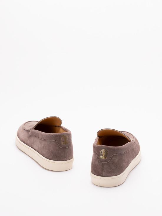  브루넬로 쿠치넬리 로퍼 MZUHVSN335C2637 Grey - BRUNELLO CUCINELLI
