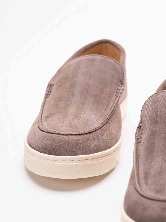  브루넬로 쿠치넬리 로퍼 MZUHVSN335C2637 Grey - BRUNELLO CUCINELLI