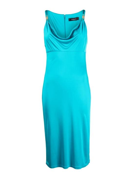  베르사체 미디 스커트 10087451A005721V940 Light Blue