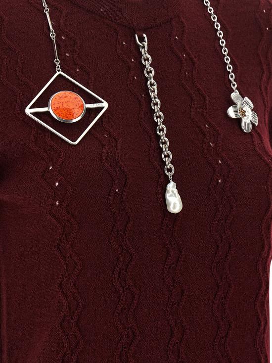 25FW 프라다 가디건 P24V2HSOOO17KDF0399 Bordeaux - PRADA