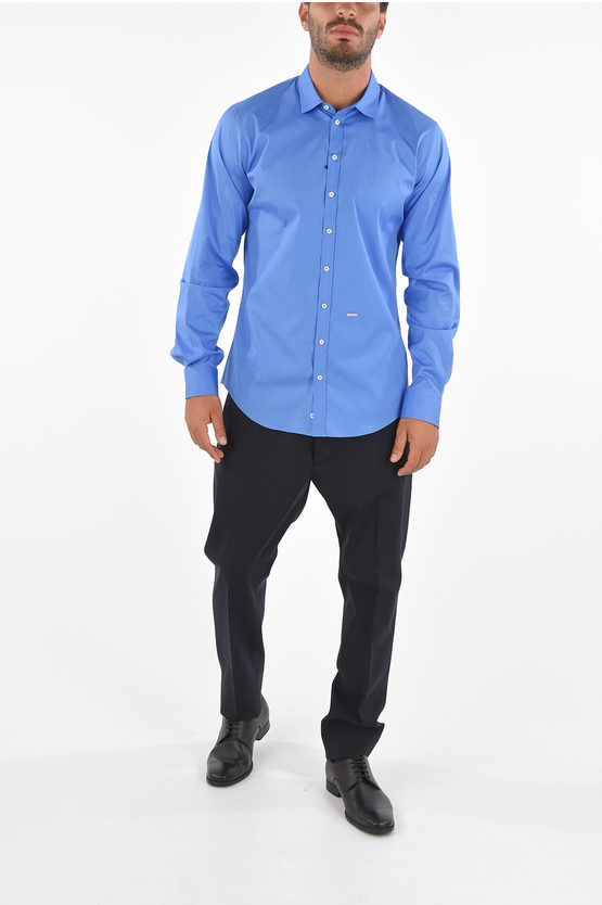 디스퀘어드2 긴팔 셔츠 S74DM0454 S44131 475 Light blue - DSQUARED2